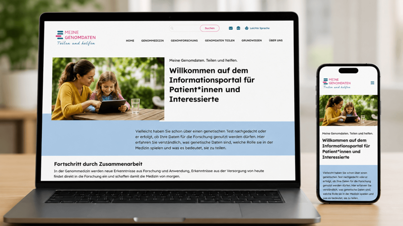 TYPO3-Umsetzung für „Meine Genomdaten“ des Deutschen Krebsforschungszentrums