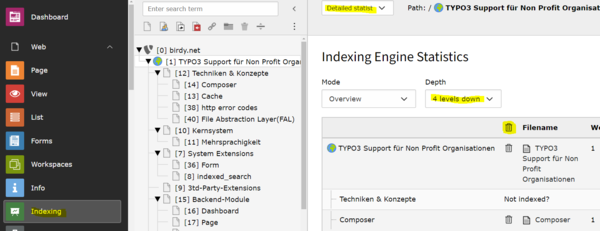clear indexed_search cache