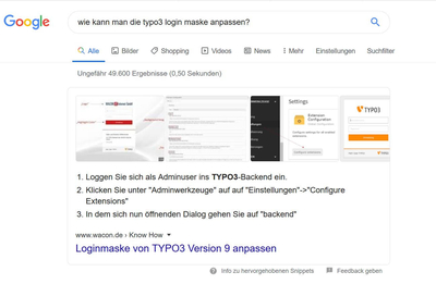 Position Zero with structured data in TYPO3