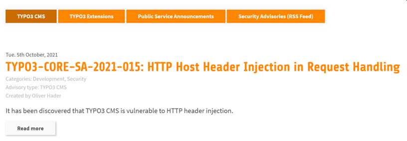 Beispiel Security Bulletin