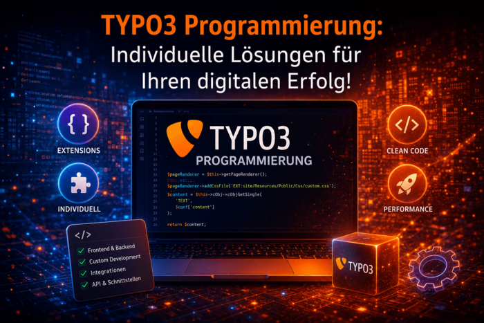 Teaserbild zum Thema TYPO3 Programmierung
