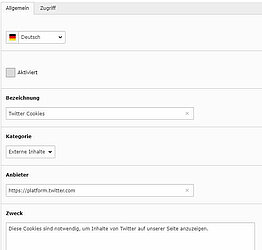 Informationen zu einem speziellen Cookie