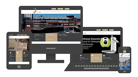 Webdesign für Gelenkcentrum30 Dr. Schaufler