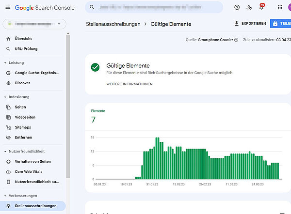 Google for Jobs in GSC