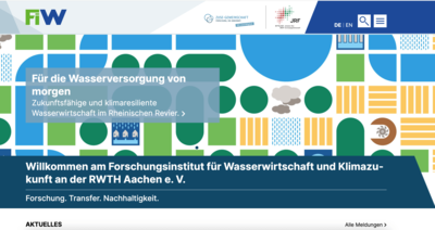 Screenshot Homepage rwth-Aachen