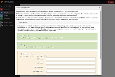 Debug-Modus deaktivieren