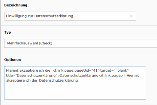 HTML Code in der Beschreibung