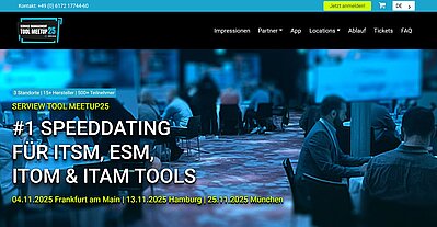 Screenshot der Website toolmeetup.de