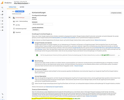 Screenshot Besipiel-AV-Vertrag mit GoogleAnalytics