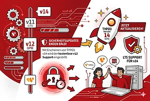 TYPO3 v12 läuft aus