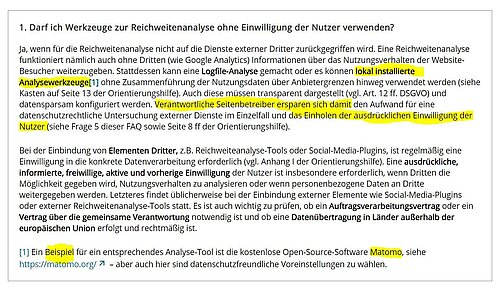 Datenschützer Baden-Württemberg empfiehlt Einsatz von Matomo