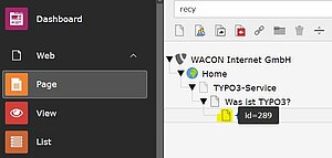 Page-ID einer TYPO3-Seite ermitteln