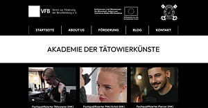 Relaunch Ausbildungswebsite für Tätowierer