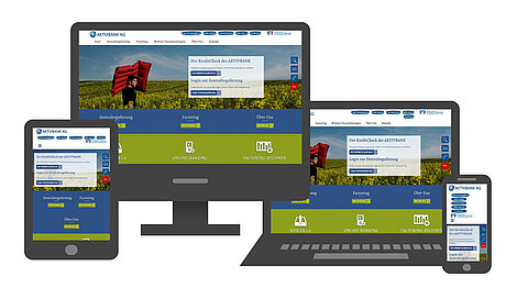 TYPO3 Webdesign für Aktivbank AG