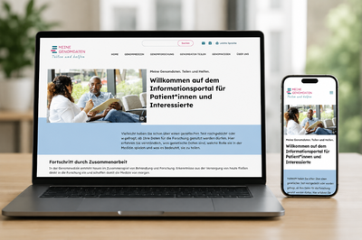 Screenshot der Website meine-genomdaten.de