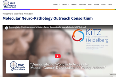 Screenshot Homepage mnp-outreach.de