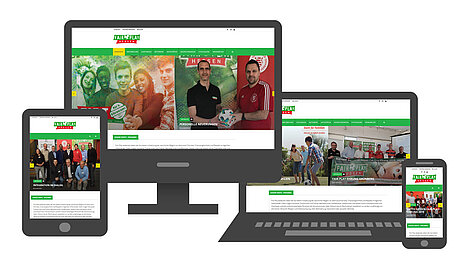 TYPO3-Webdesign für Hessischen Fußballverband