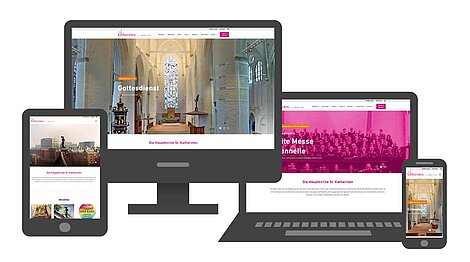 Webdesign für Hauptkirche St. Katharinen: Hamburg 