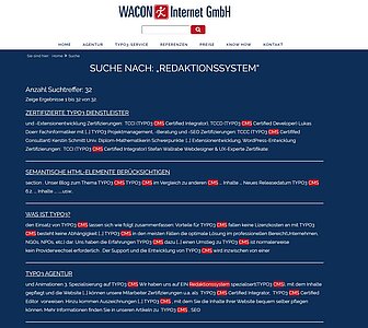 SORL-Suchergebnis für Synonyme in TYPO3